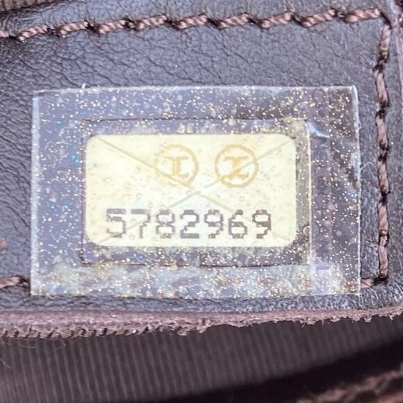 Vintage Chanel Metalic Brown Leather Flap Messenger CrossbodyBag w/COA & Card - Picture 8 of 15